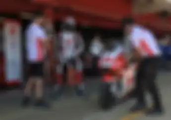 Siap Hadapi Ronde Italia, Video Feeling Dimas Ekky Makin Oke Kelar Tes Moto2 Catalunya
