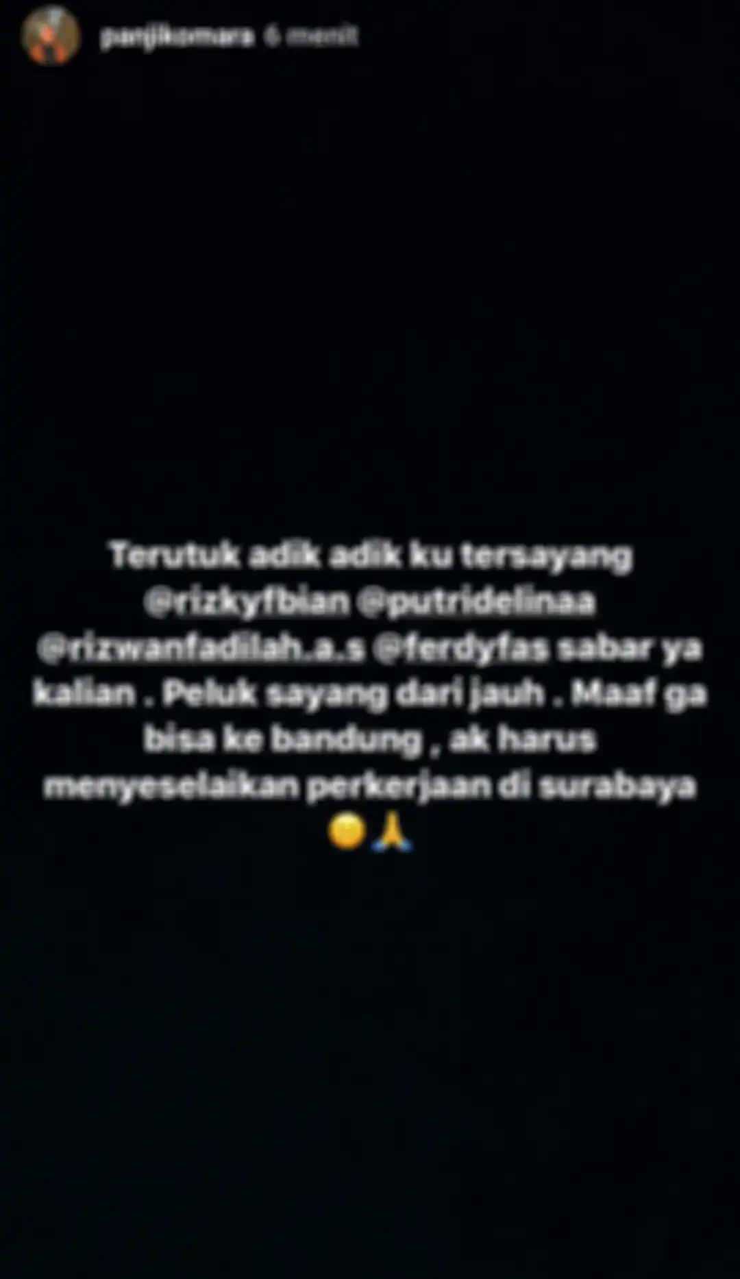 Postingan Panji Komara