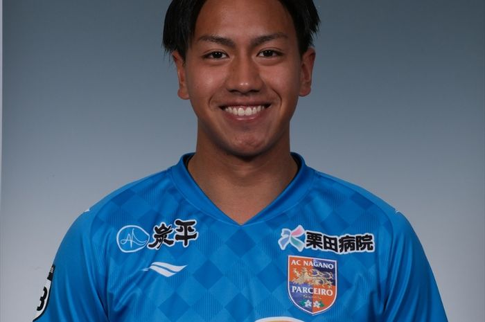 Ryu Nugraha, kiper berdarah Indonesia yang memperkuat klub Liga Jepang, AC Nagano Parceiro.