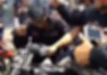 Jadi Viral! Oknum Klub RX-King Bikin Onar di Jalan Macet, Netizen Geram