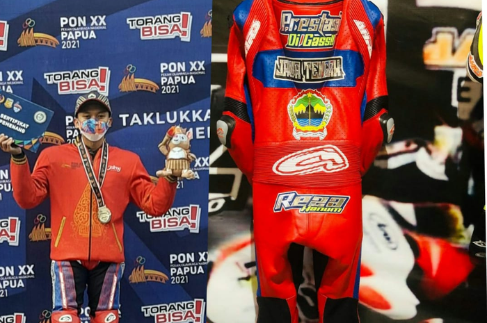 Wow, wearpack lokal bikinan dalam negeri, Asep Hendro Racing Suit (AHRS) mendominasi perolehan medali di ajang PON Papua 2021.