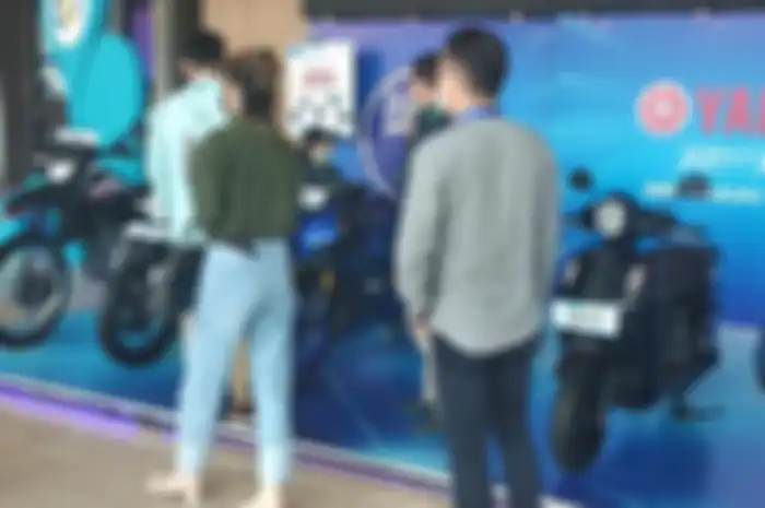 Yamaha Fazzio jadi salah motor yang dipajang di acara BCA di Tangerang