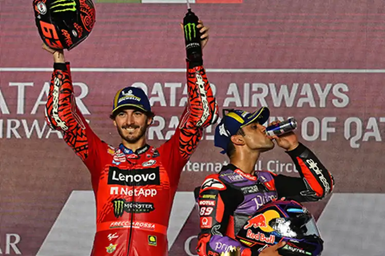 Perbandingan Francesco Bagnaia vs Jorge Martin Di MotoGP 2024 dengan Tahun Lalu, Menyala Martinator