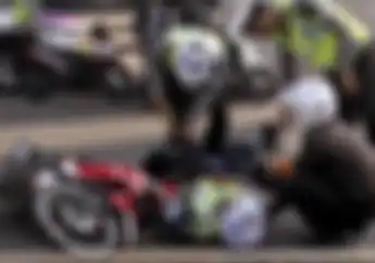 Polisi Ditabrak Pelaku Balap Liar Di Depok, Kaki Sampai Enggak Bisa Digerakkan