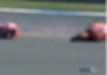 Ngeri, Video Marc Marquez  Jatuh dan Terseret di Akhir FP3 MotoGP Thailand, Motor Keluarkan Api