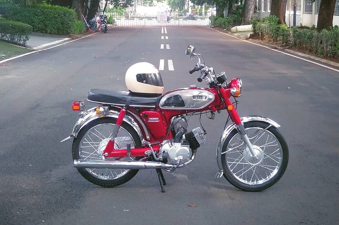 Motor klasik Yamaha L2, motor bekas dengan harga mirip motor baru.