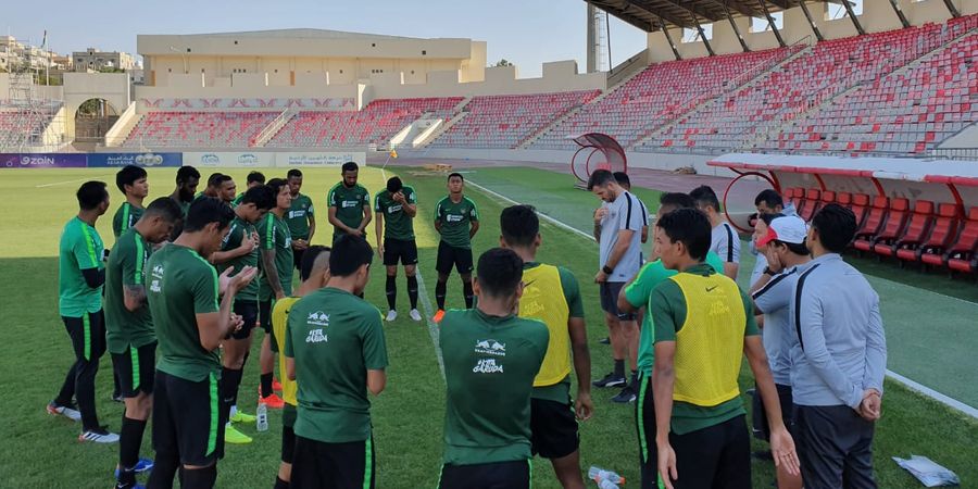 Babak Pertama, Timnas Indonesia Tertinggal Dua Gol dari Yordania