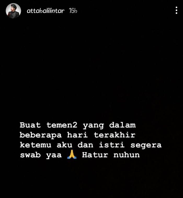 Postingan Atta Halilintar