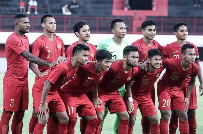 Skuat timnas U-23 Indonesia dalam persiapan menuju kualifikasi Piala Asia U-23 2020.