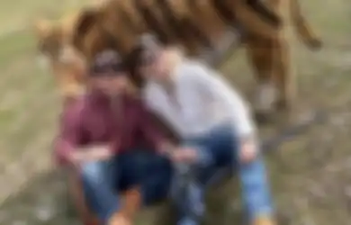 Kelewat Gabut, Duo Petani Ini Nyulap Sapi Miliknya Jadi Harimau, Ya Viral!