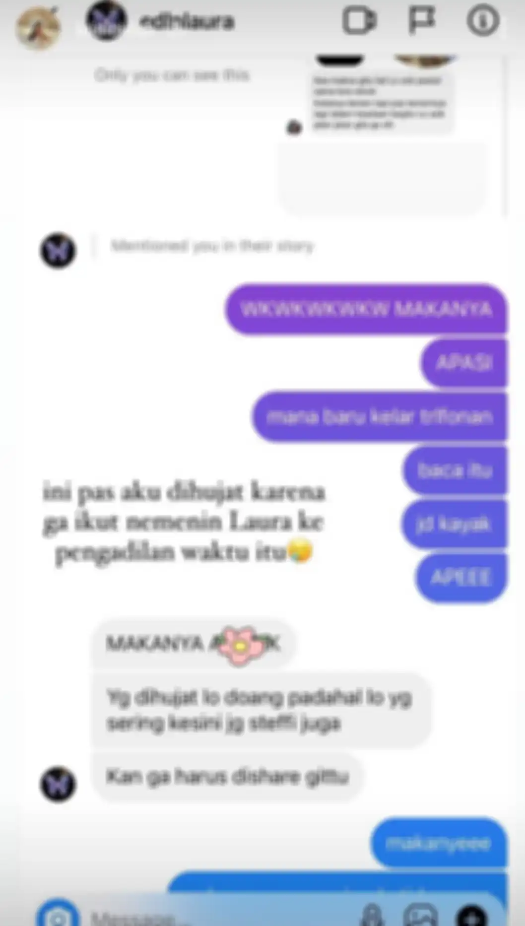 Lula Lahfah dituduh netizen