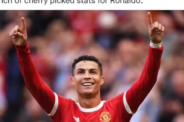 Penyerang Manchester United, Cristiano Ronaldo