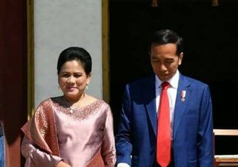 Potret Manis Iriana Rapikan Kerah Baju Presiden Jokowi Viral, Sujiwo Tejo: Aku Suka Foto Ini