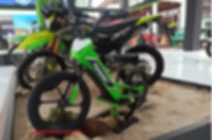 Elektrode motor listrik Kawasaki pertama, harganya cuma Rp 20 jutaan.