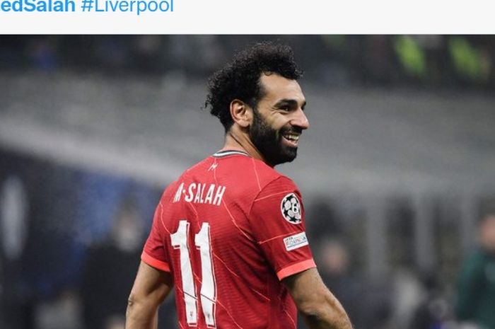 Pemain Liverpool, Mohamed Salah.