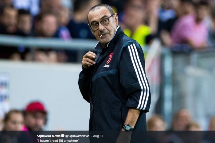 Pelatih Juventus, Maurizio Sarri.