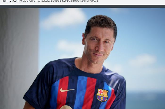 Penyerang anyar Barcelona, Robert Lewandowski