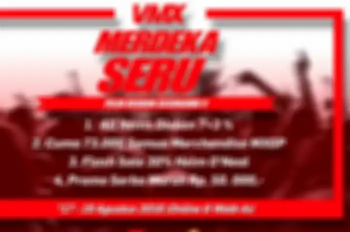 Diskon dan promo spesial di hari kemerdekaan