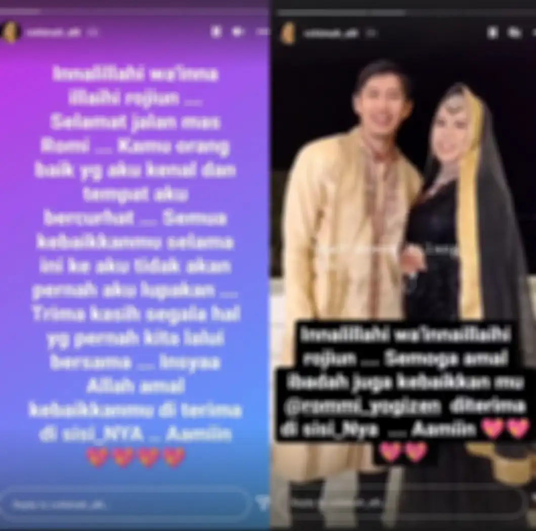Kekasih Rohimah, Rommi Halley meninggal dunia 