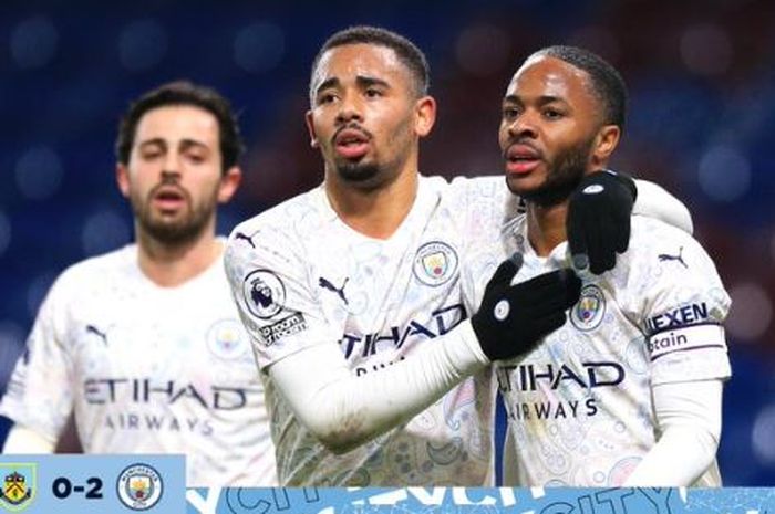 Manchester City berhasil menyamai rekor Arsenal 19 tahun lalu setelah mencatatkan kemenangan dalam 13 laga secara beruntun.