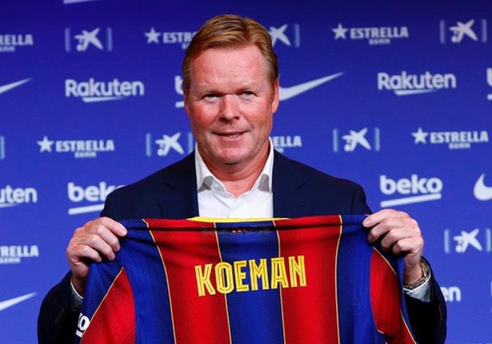 Pelatih anyar Barcelona, Ronald Koeman.