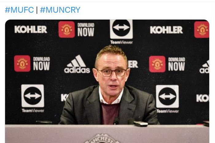 Ralf Rangnick berpeluang mengadakan reuni kecil-kecilan dengan calon lawan Manchester United di babak 16 besar Liga Champions 2021-2022.