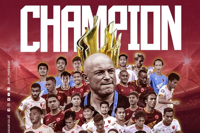 PSM Makassar dinobatkan sebagai juara Liga 1 2022-2023 setelah mengalahkan Madura United pada pekan ke-32 Jumat (31/3/2023).