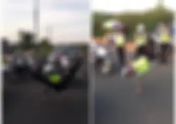 Meriahkan HUT Polantas ke-36, Anggota Polisi Pamer Breakdance di Aspal