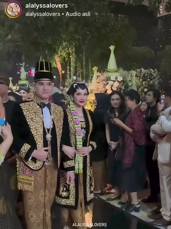 Ngunduh mantu Al Ghazali da  Alyssa Daguise