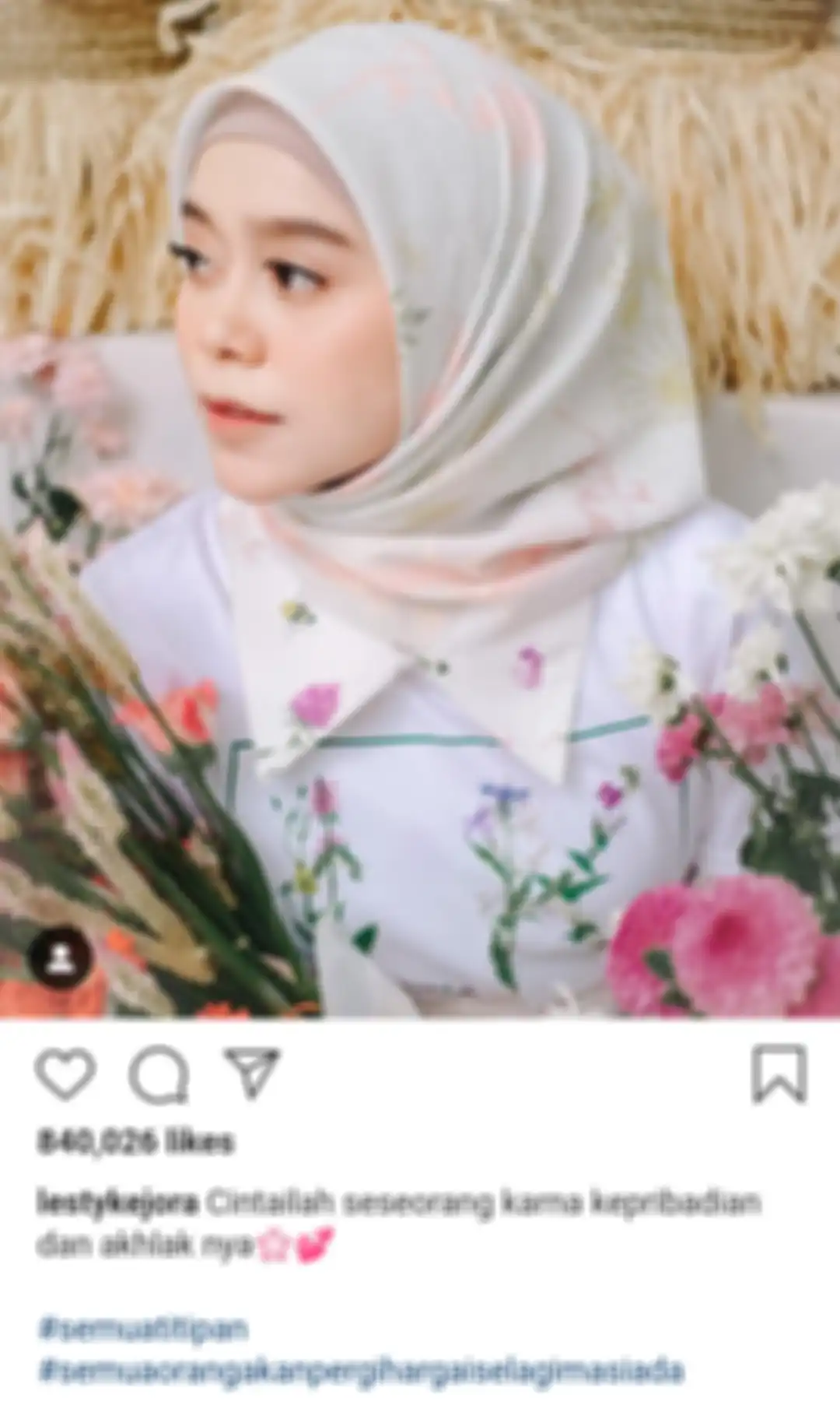 Lesti Kejora menulis tentang cinta dan menghargai kehadiran seseorang dalam hidup sebelum ditinggal pergi karena semua hanya titipan. 