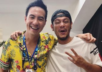 Daniel Mananta dan Eno Netral Reuni di Balik Panggung Closing Ceremony Asian Para Games 2018