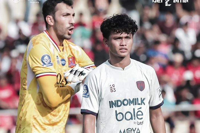 Aksi Hokky Caraka saat berlaga lawan Persijap Jepara pada pekan keenam Super League 2025/2026