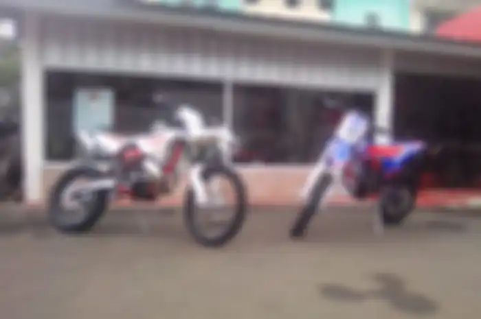 Ilustrasi motor trail