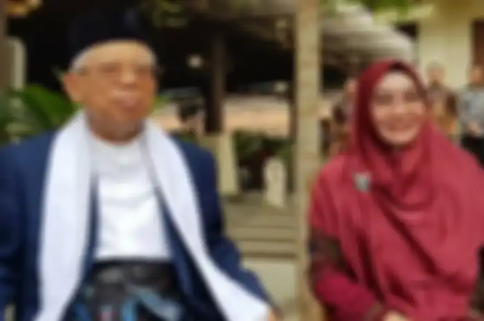 Ma'aruf Amin dan istrinya, Wury Estu Handayani