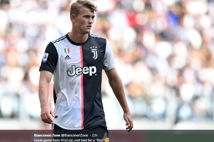 Bek tengah Juventus, Matthijs de Ligt, memberikan jawaban atas rumornya akan bergabung dengan Barcelona.