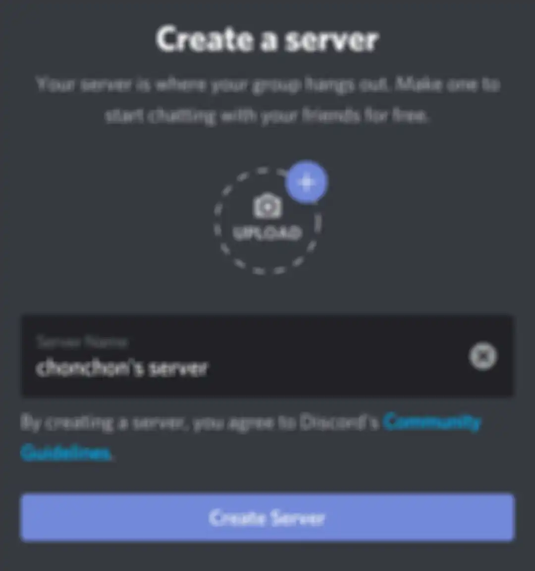 Cara membuat server di Discord smartphone