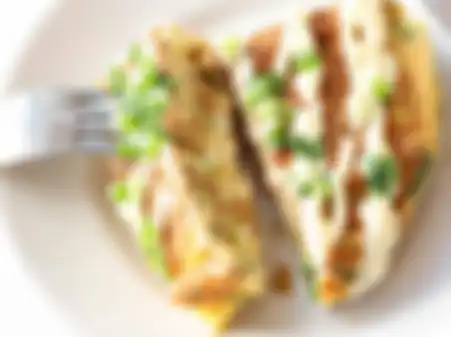 Omelet natto