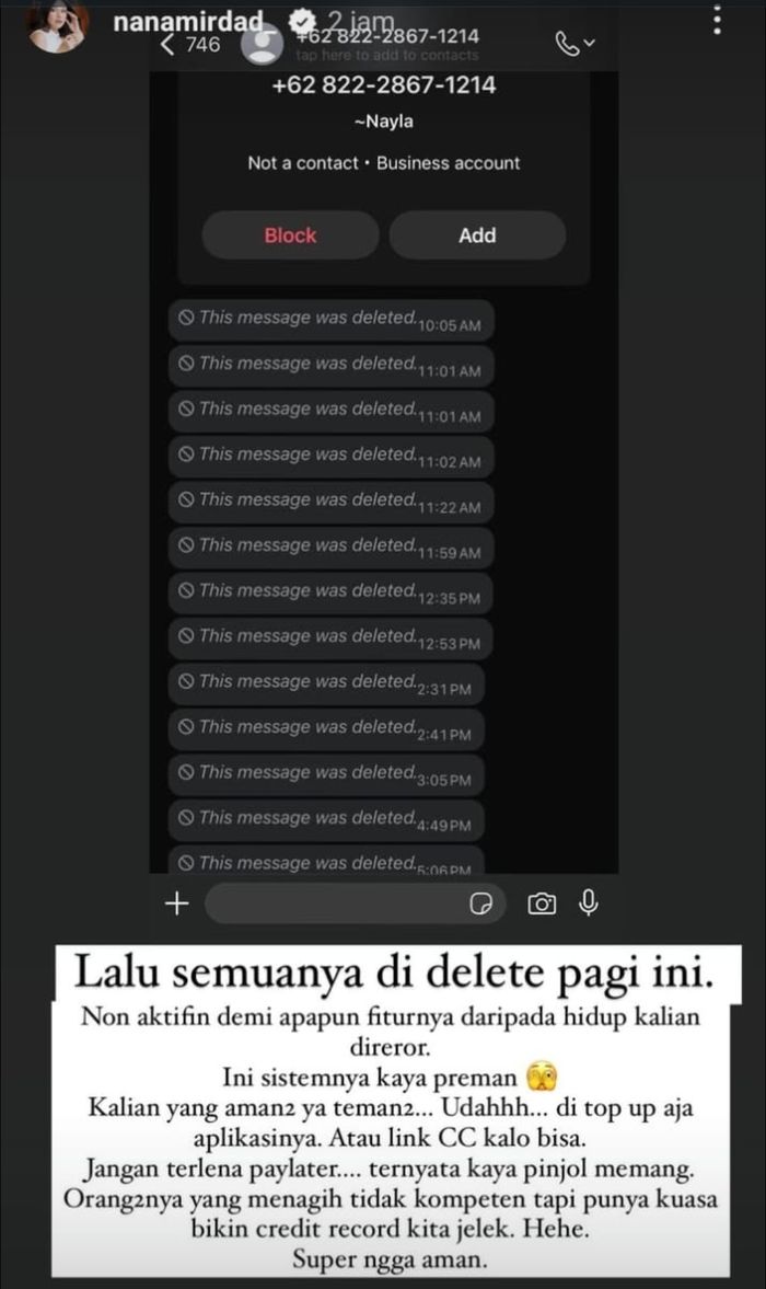 Unggahan Nana Mirdad