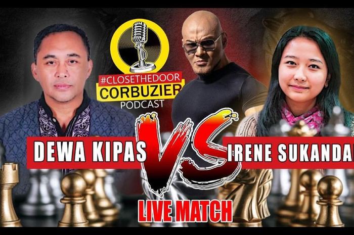 Makin Menarik Pertandingan Catur Dewa Kipas Vs Irene Sukandar, Deddy Corbuzier: Menang dapat Hadiah 200 Juta Kalah dapat 100 Juta