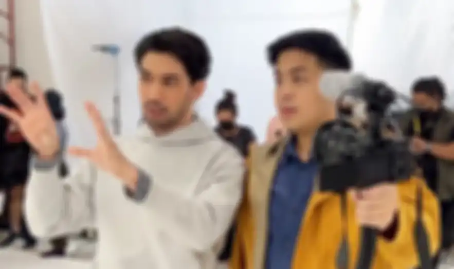Reza Rahadian dan Jerome Polin