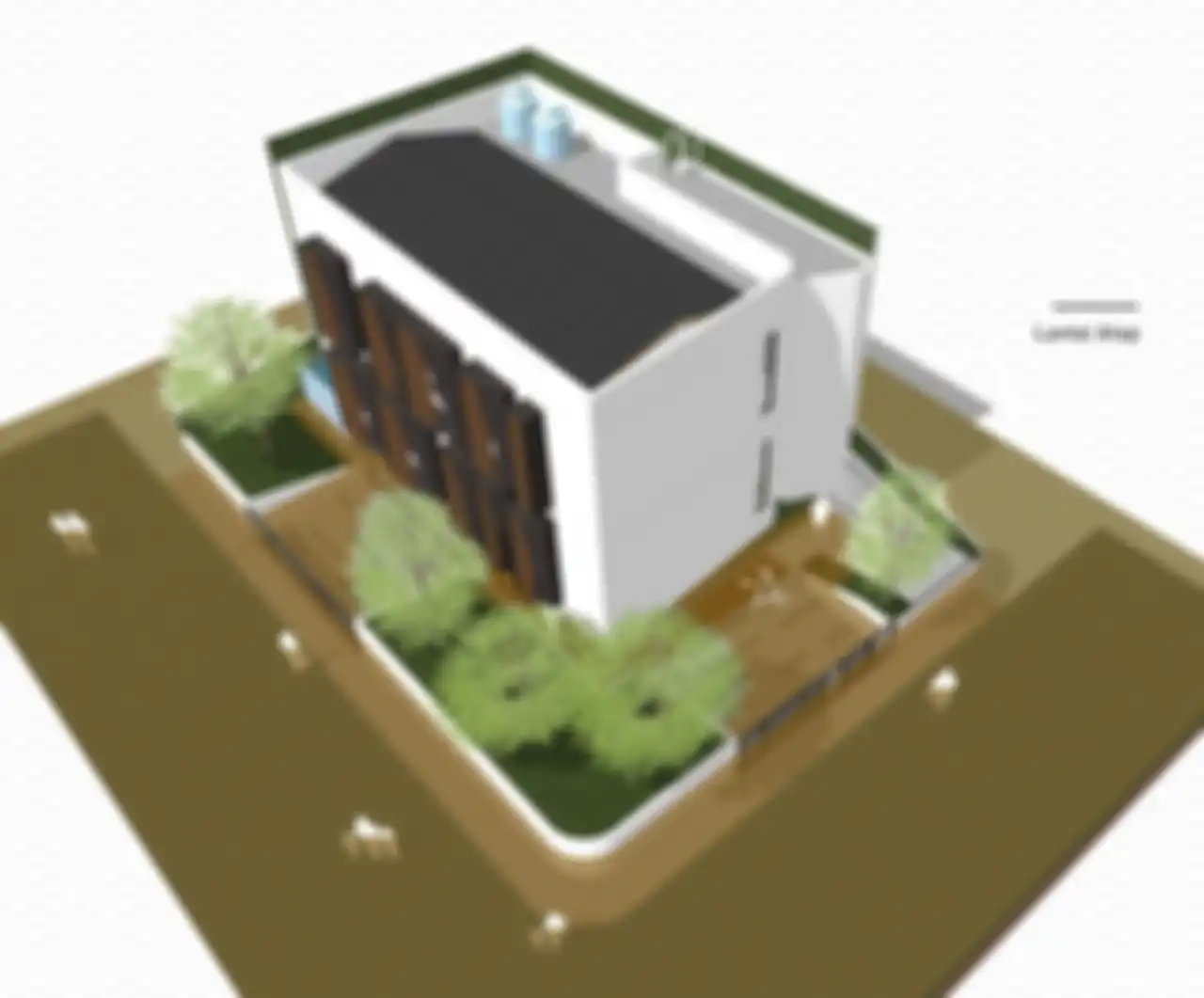 Lantai Atap - Rumah Siap Banjir - Ilustrasi Saat Banjir