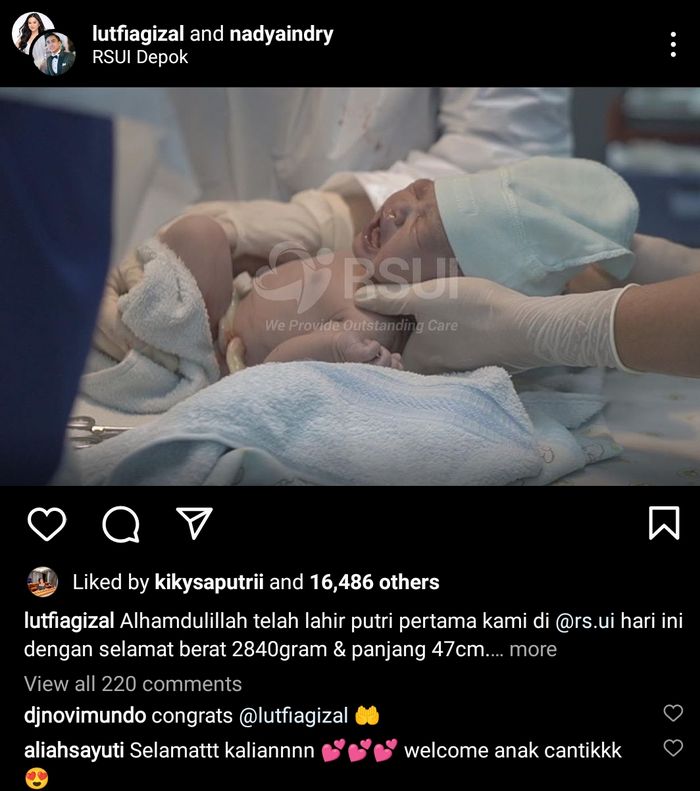 Postingan Lutfi Agizal