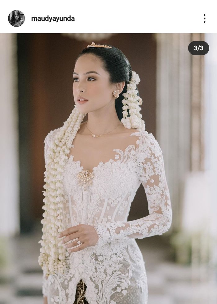 Maudy Ayunda menikah.
