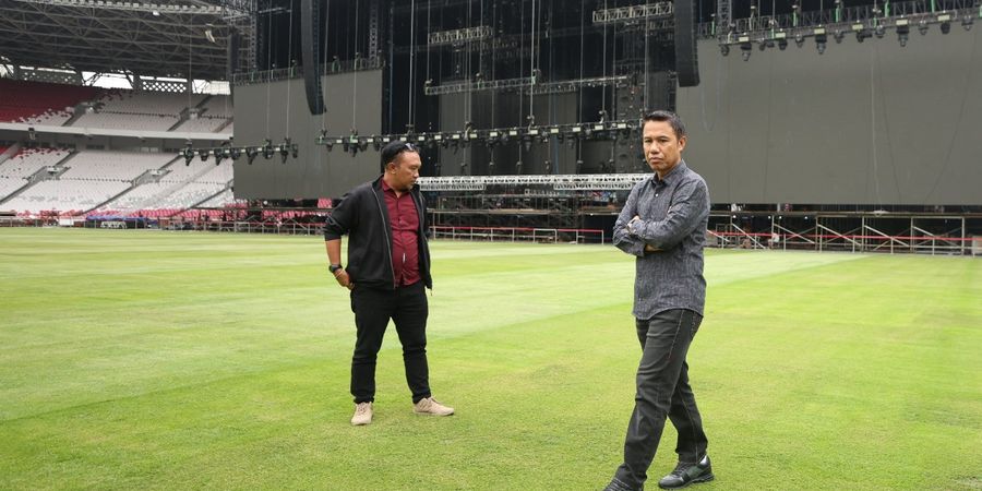 Timnas Irak Dibuat Girang dengan Rumput SUGBK Padahal Habis Dipakai Konser, Kenapa?