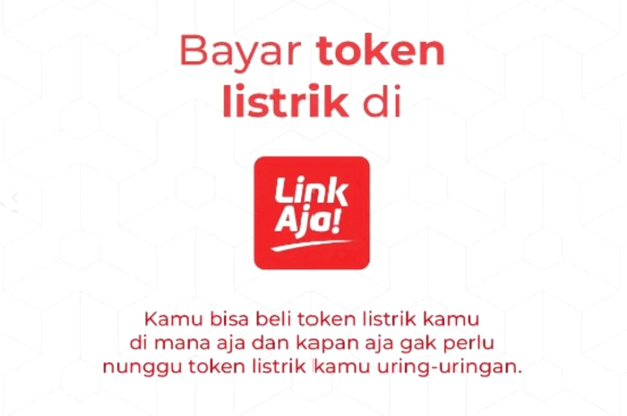 Cara beli token listrik via LinkAja