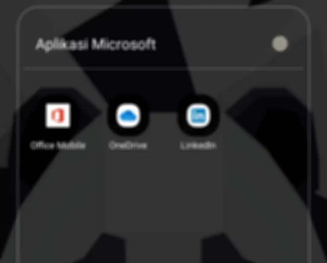 Aplikasi bawaan Microsoft di HP Samsung