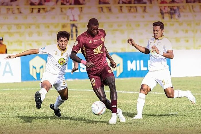 Suasana pertandingan PSM Makassar vs Barito Putera pada pekan ke-12 Liga 1 2023/2024 di Stadion BJ Habibie, Parepare, Jumat (15/9/2023)