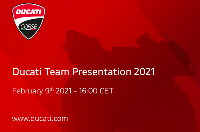 Ilustrasi. Giliran Ducati Team gelar presentasi tim MotoGP musim ini dengan pembalapnya Jack Miller dan Francesco Bagnaia. Acaranya berlangsung Selasa (9/2/2021) pukul 16:00 waktu setempat