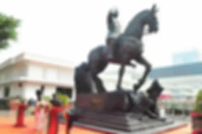 Patung Bung Karno di Lapangan Bela Negara Kementrian Pertahanan RI diresmikan pada Minggu, (6/6/2021)