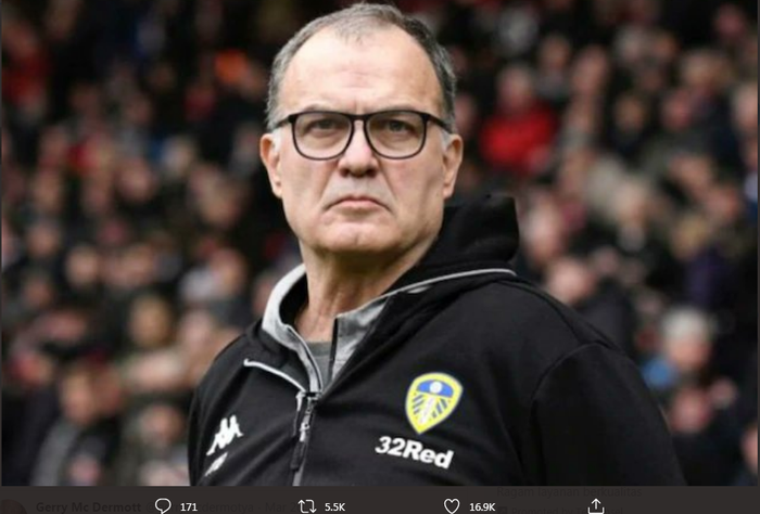 Pelatih Leeds United asal Argentina, Marcelo Bielsa.